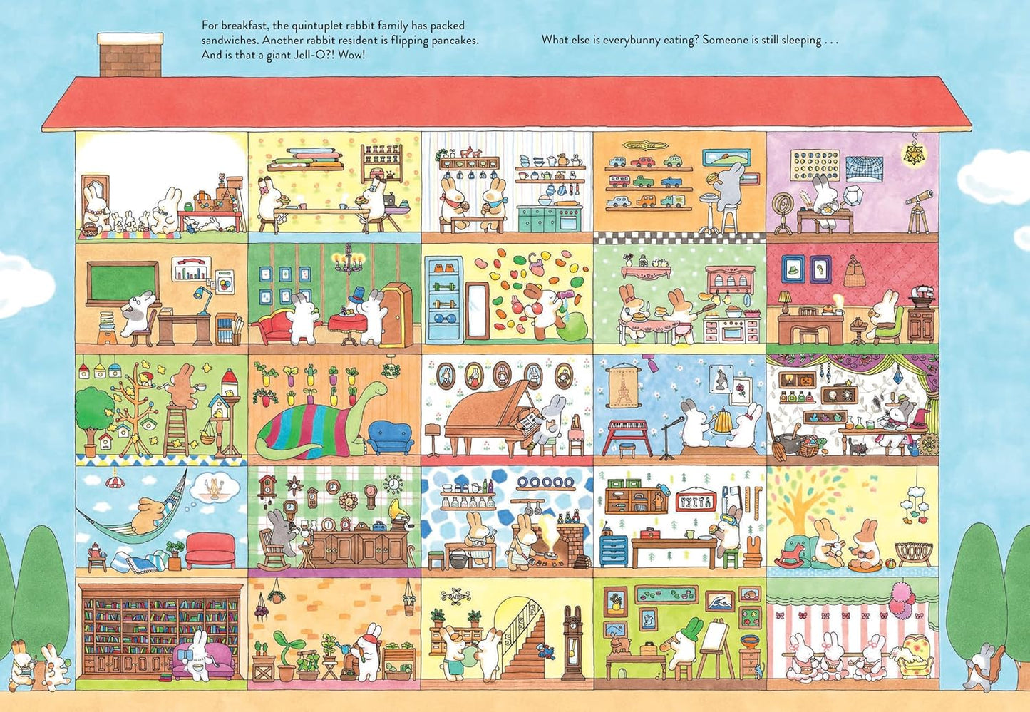 Welcome to the Rabbit Residence - A Seek-and-Find Story (Hardback)