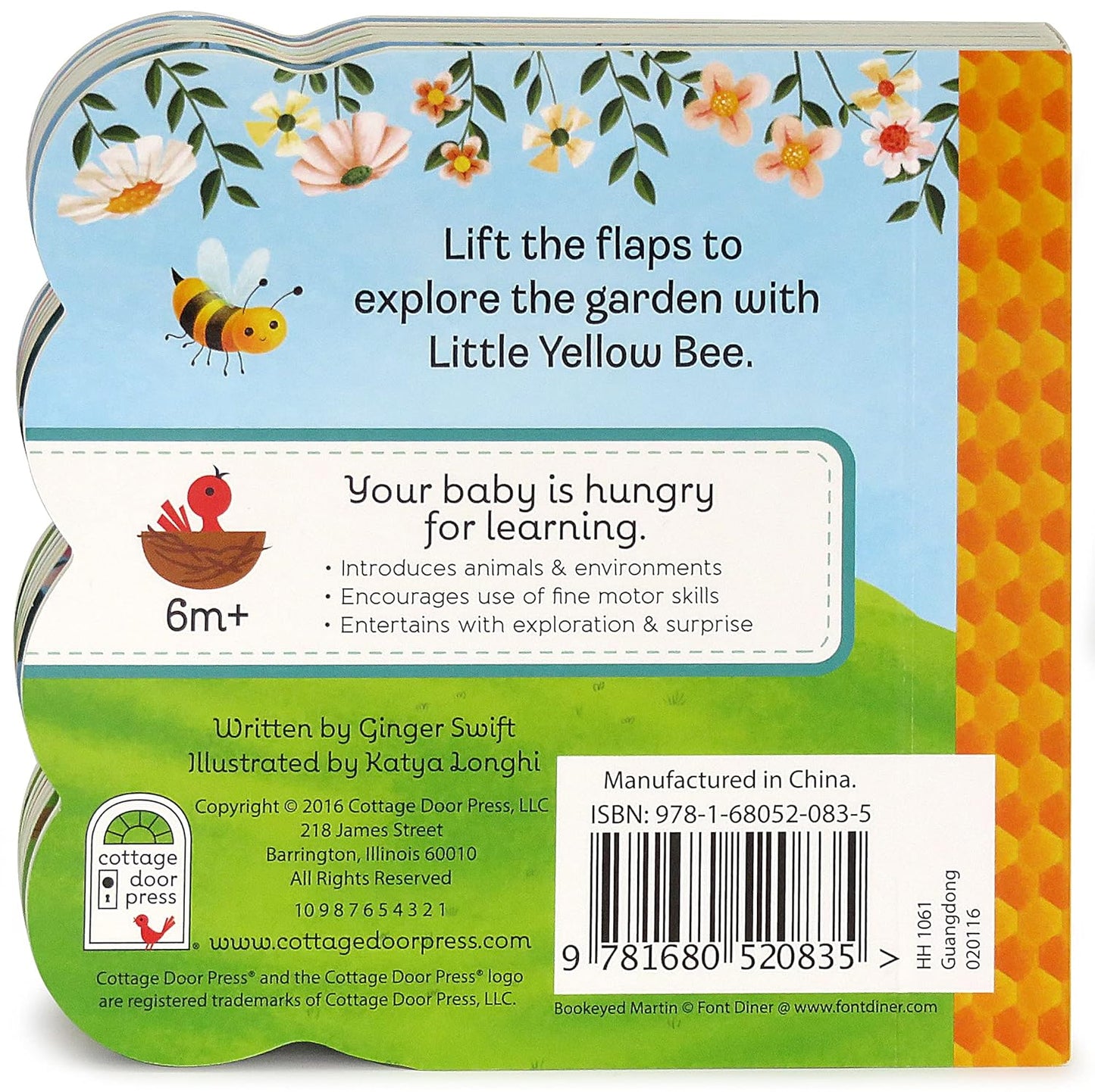 Little Yellow Bee - Chunky Lift-a-Flap Board Book
