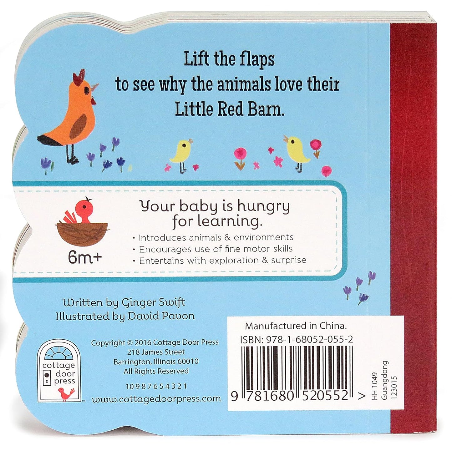 Little Red Barn - A First Lift-a-Flap Farm Board Book for Babies and Toddlers