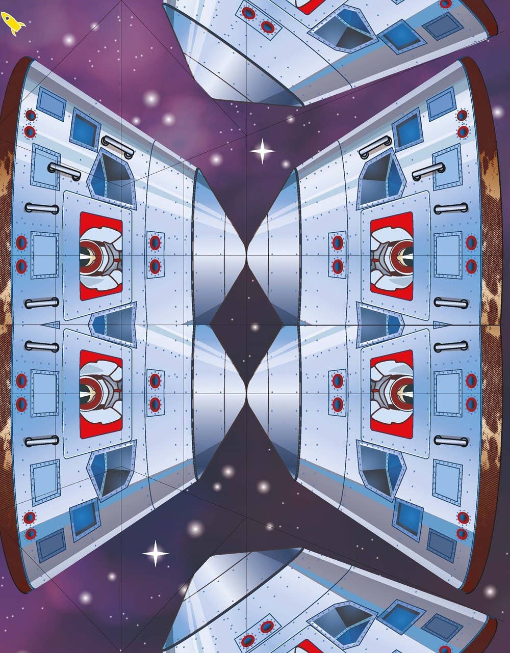 100 Paper Spaceships To Fold And Fly : Usborne