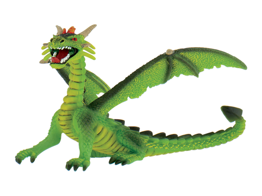 Dragon sitting green