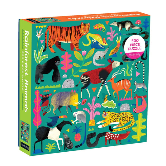Rainforest Animals, 500 Piece Puzzle