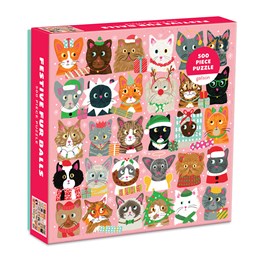 Festive Furballs 500 piece puzzle