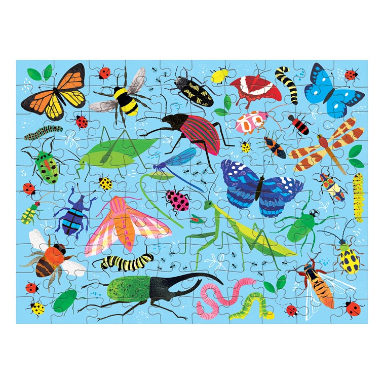 Birds and Bugs Double Sided Puzzle
