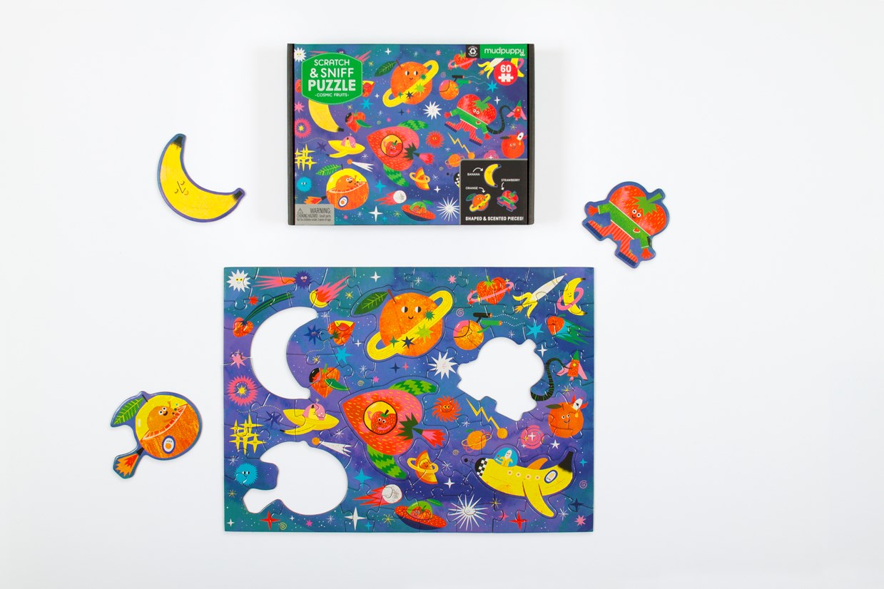 Cosmic Fruits Scratch and Sniff Puzzle