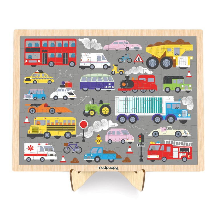 On the Move Wooden Frame Puzzle