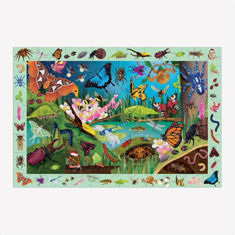 Bugs and Butterflies 64 Pc Puzzle