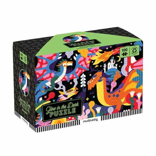 Dragons 100 Piece Glow Puzzle