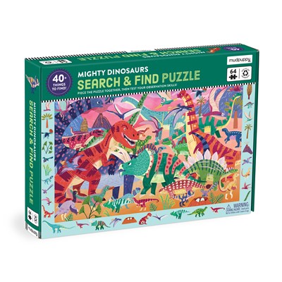 Mighty Dinosaur 64 Pc Search and Find Puzzle