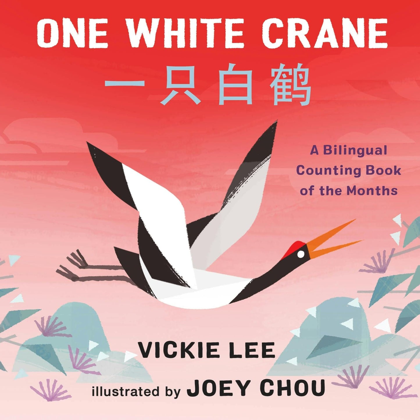 One White Crane