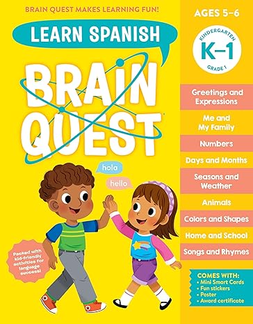 Brain Quest Workbook:  Learn Spanish