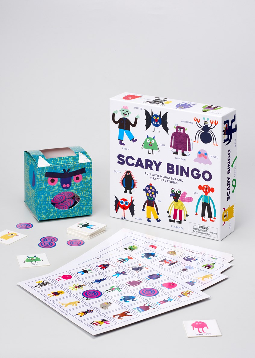Scary Bingo: Fun with Monsters and Crazy Creatures