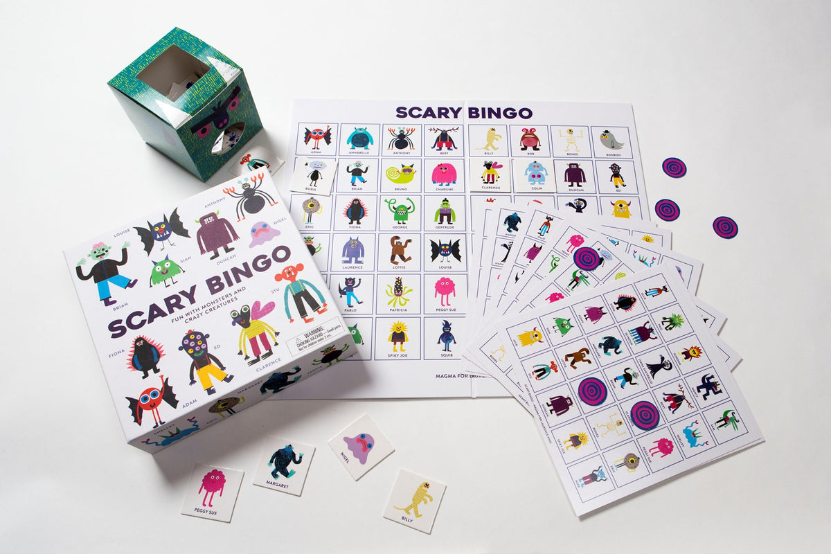 Scary Bingo: Fun with Monsters and Crazy Creatures