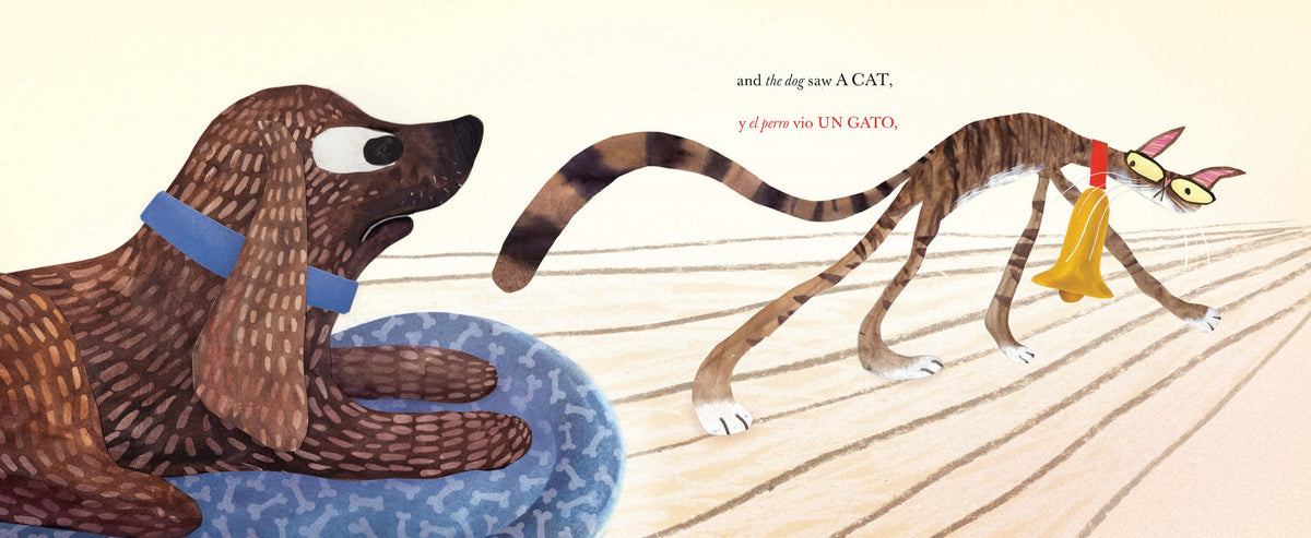 They All Saw a Cat/Todos vieron un gato (English-Spanish Bilingual Edition)