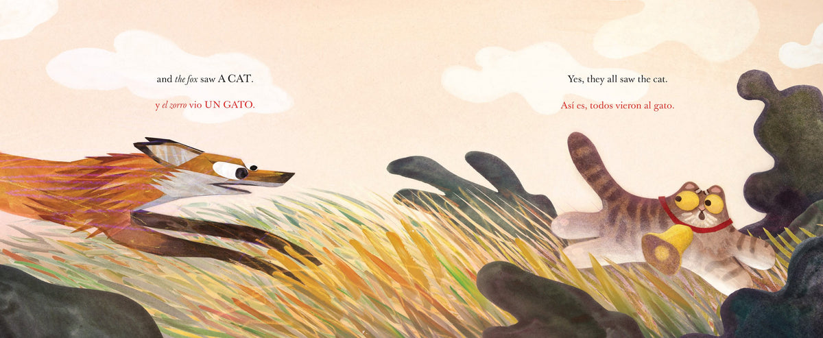 They All Saw a Cat/Todos vieron un gato (English-Spanish Bilingual Edition)