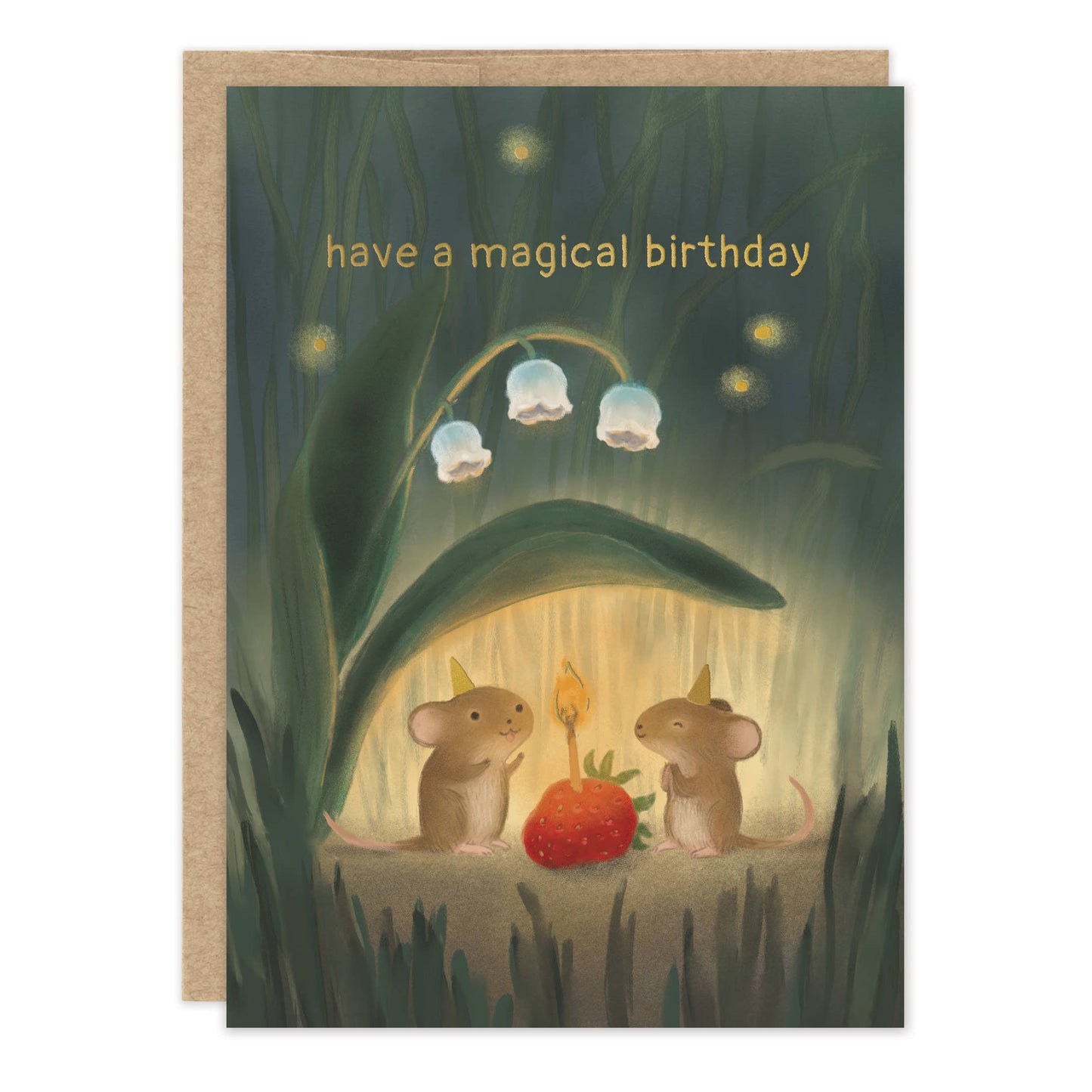 Little Mice Birthday Party Birthday Card