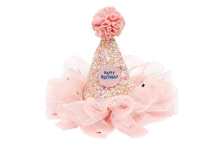 Birthday hat hair clip in giftbox