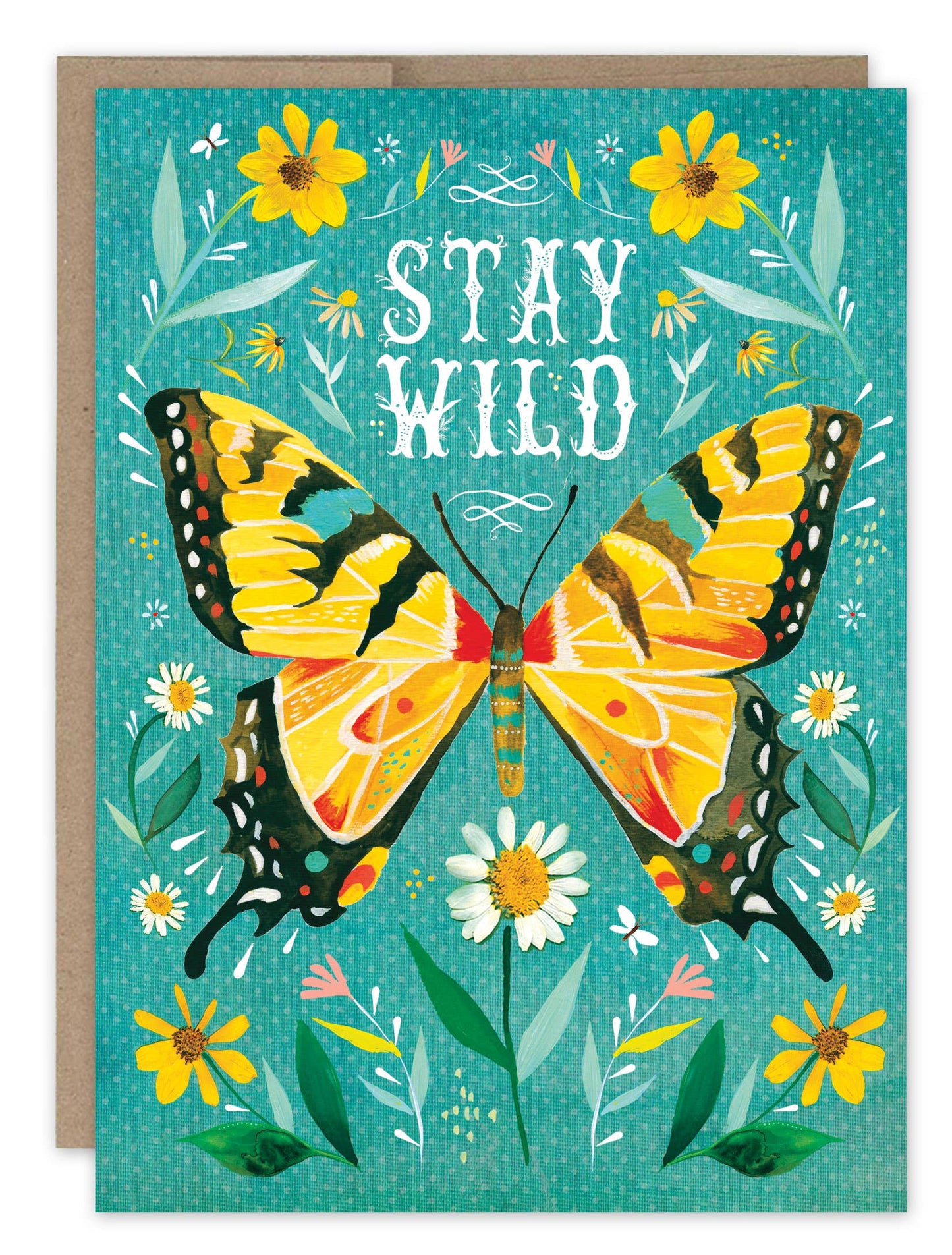 Stay Wild Butterfly Birthday Card