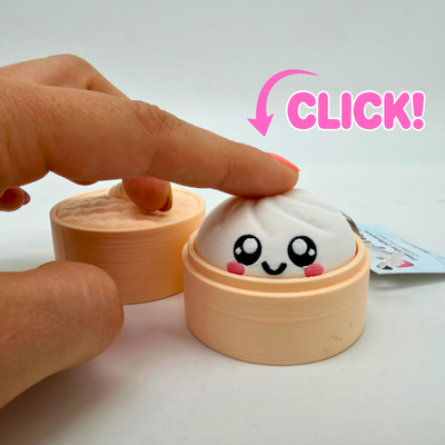 Dumpling Clicker Keychain