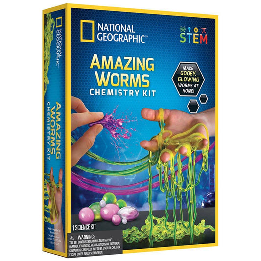 National Geographic Amazing Worms Chemistry Kit