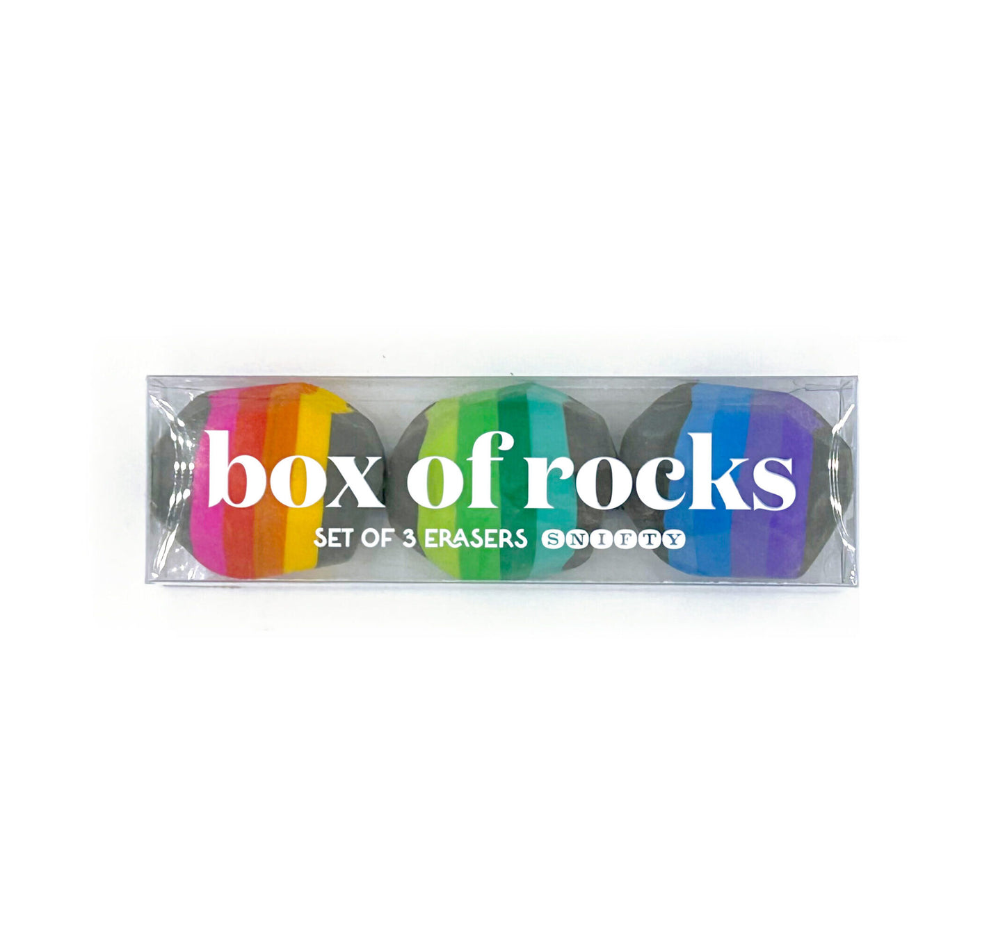 Box of Rocks Erasers