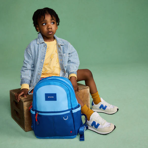 Kane Mini Backpack, Blue/Light Blue