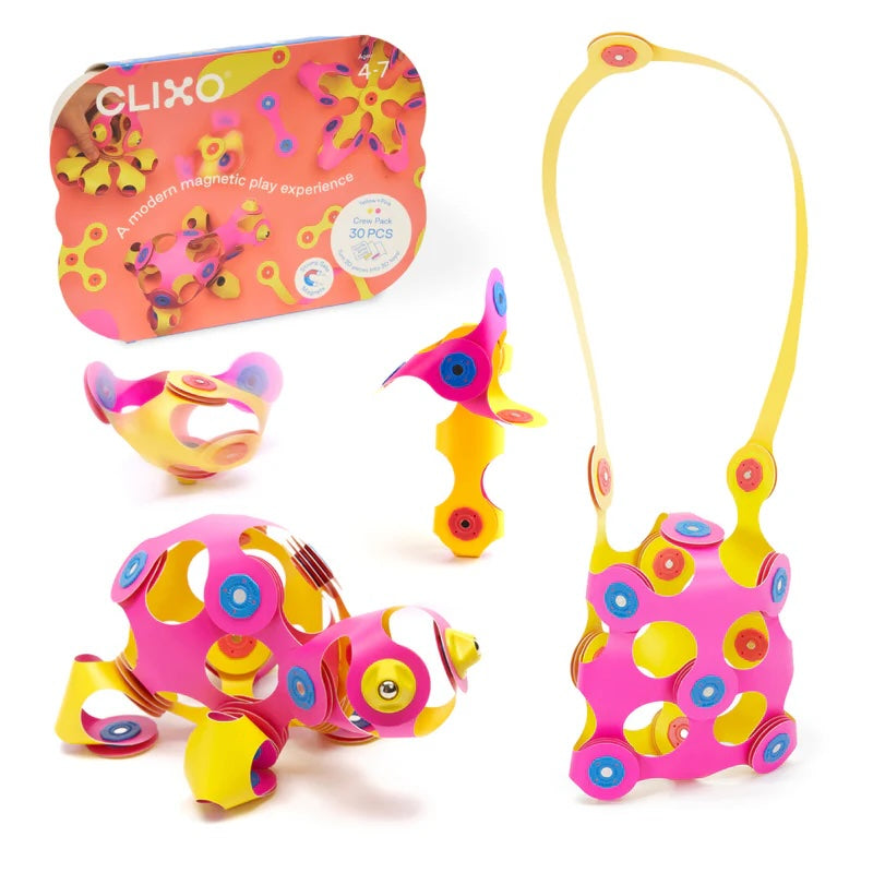 Clixo Crew Pack - Pink / Yellow