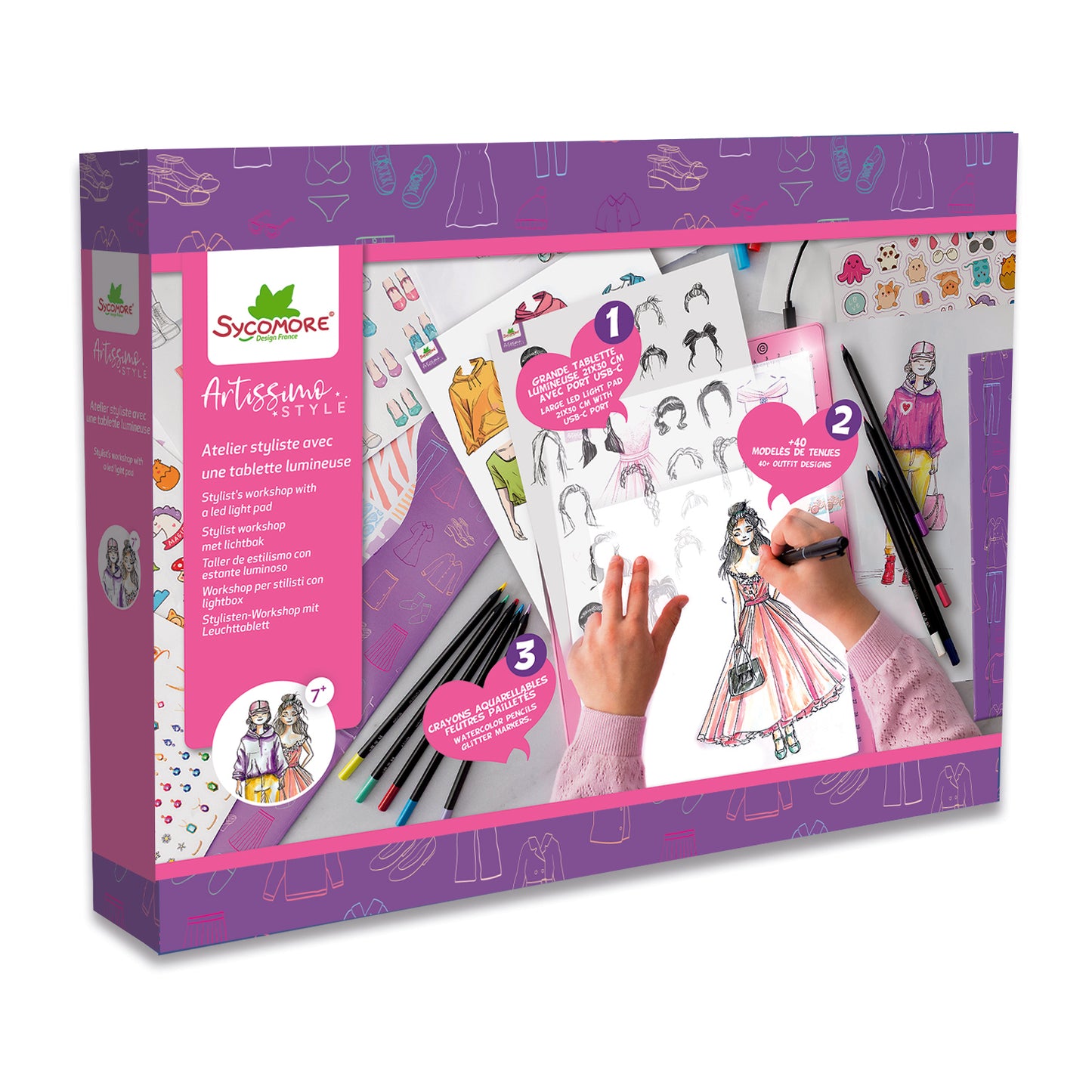 Artissimo Style Fashion Workshop Light Pad Sycomore