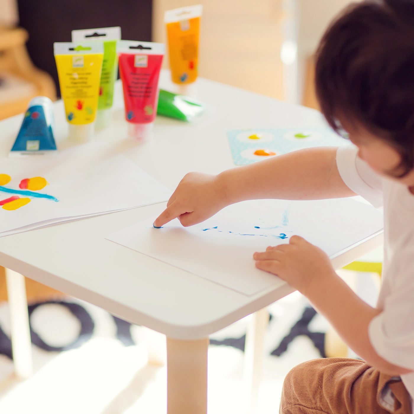 6 Finger Paint Tubes Classic