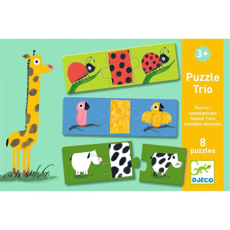 Puzzle Trio: Naked Animals