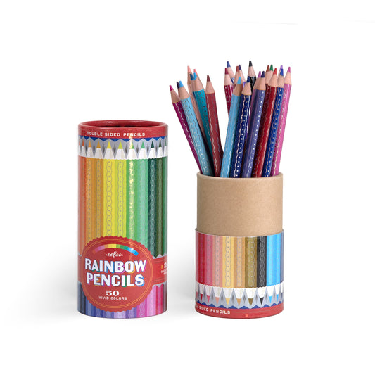 Rainbow 25 Double-Sided Pencils pack