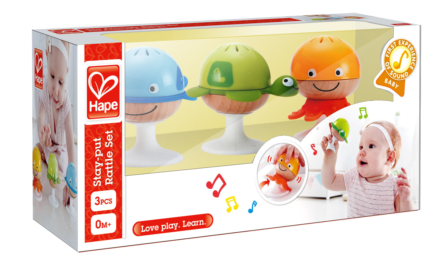 Stay-Put Rattle Set