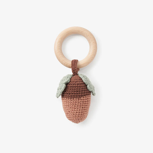 Acorn Rattle Toy 6"