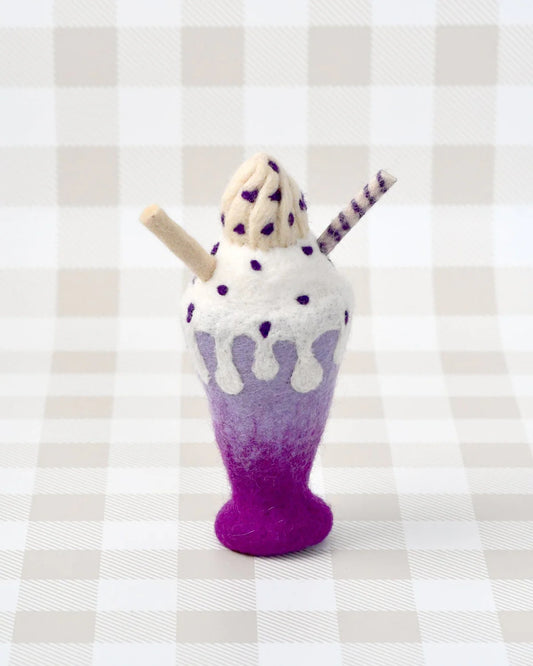 Felt Blueberry Milk Shake