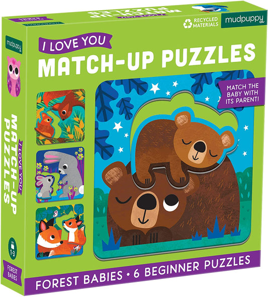 Forest Babies Match-Up-Puzzles