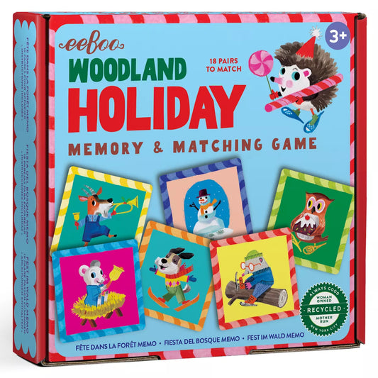 Woodland Holiday Little Matching Game