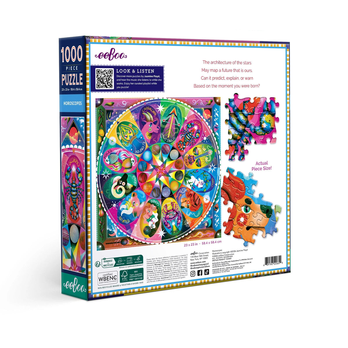 Horoscopes 1000 Piece Sq Puzzle