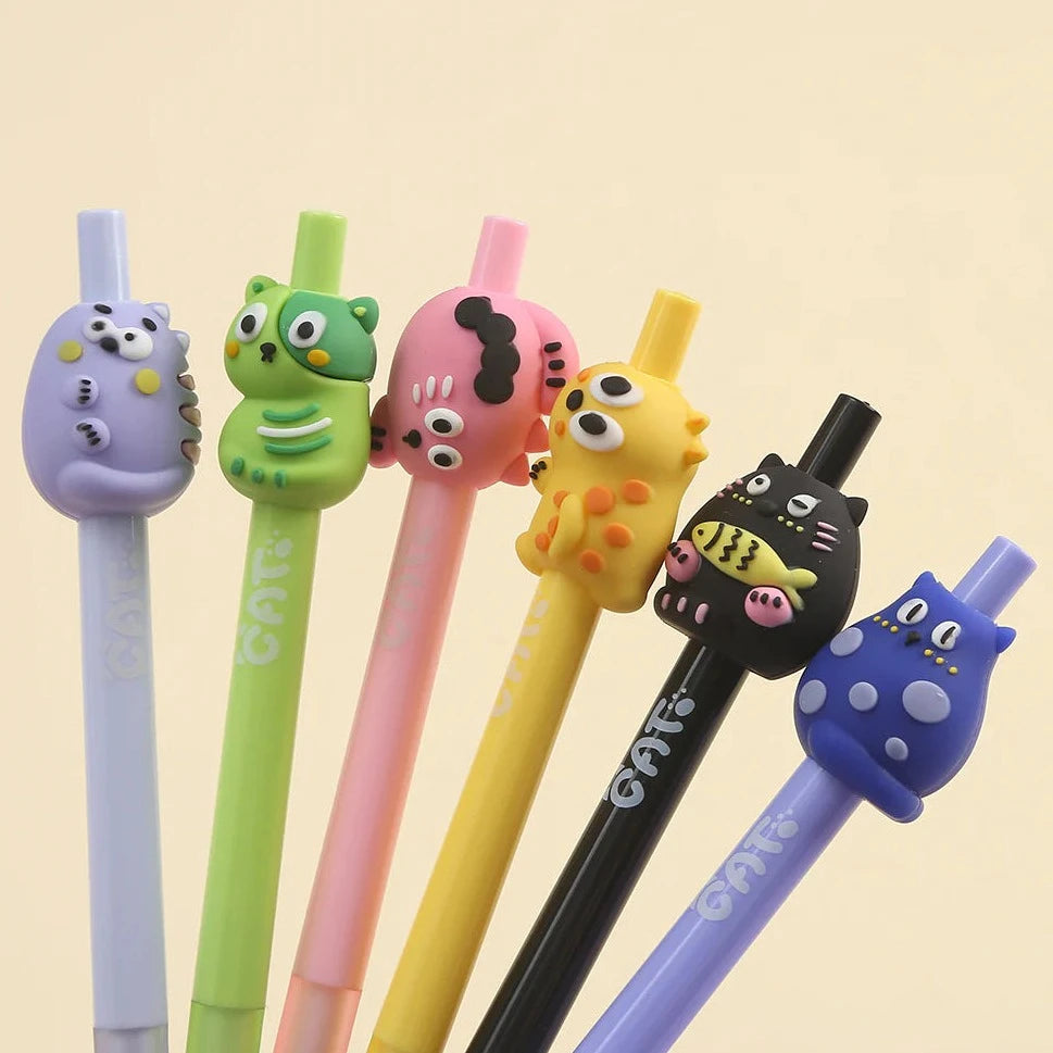 Cats Retractable Gel Pens