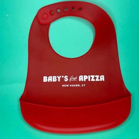Baby's First Apizza Silicone Bib