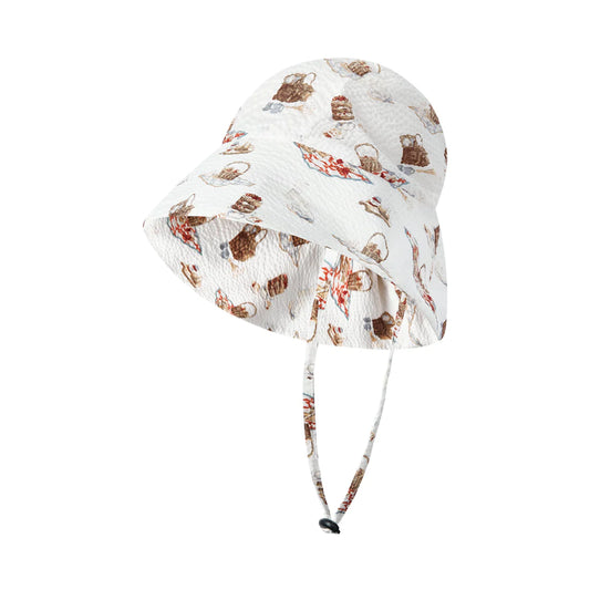 Picnic Wide Brim Sun Bonnet 1-2Y