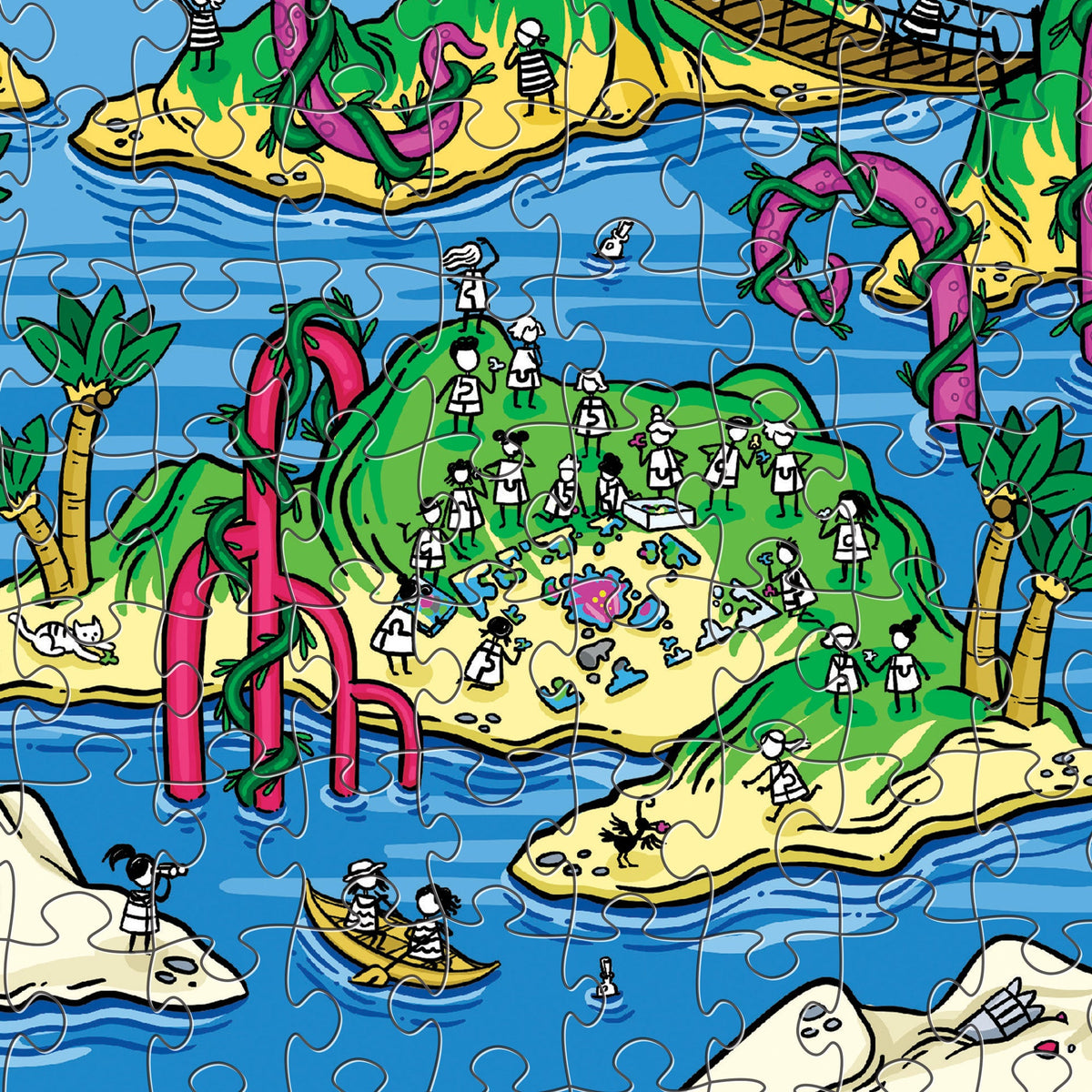 The Happy Isles, 1000 Piece Magic Puzzle