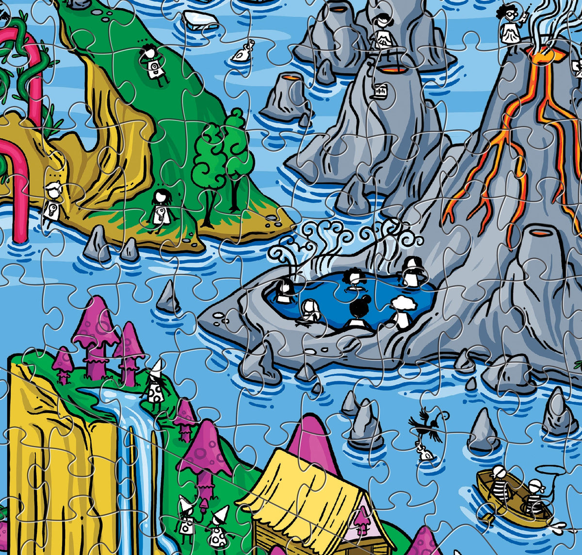 The Happy Isles, 1000 Piece Magic Puzzle