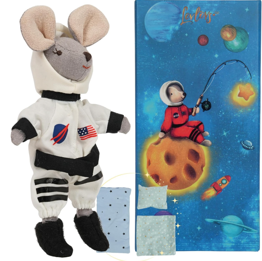 LevLovs Astronaut Mouse - White