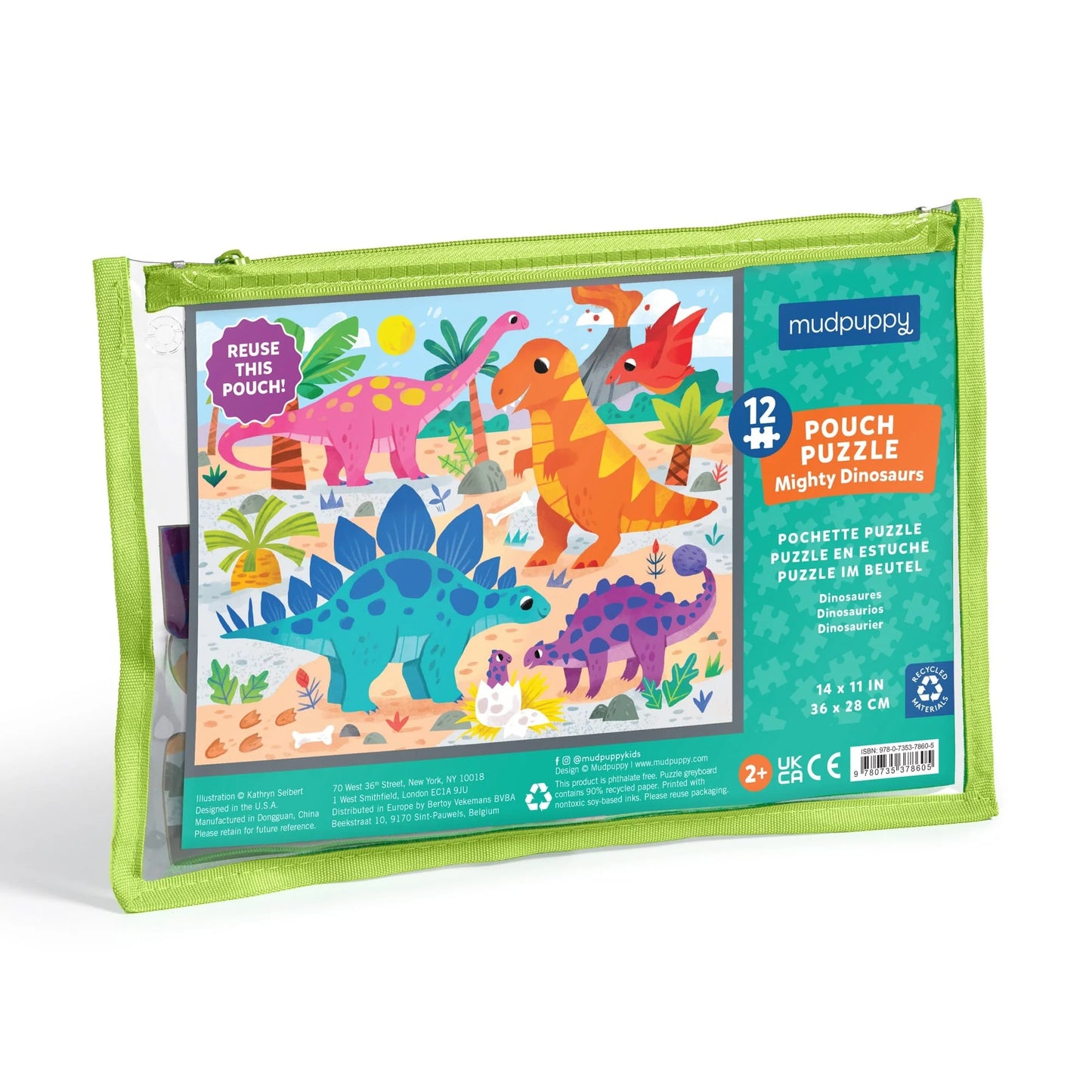 Mighty Dinosaurs 12 Piece Puzzle