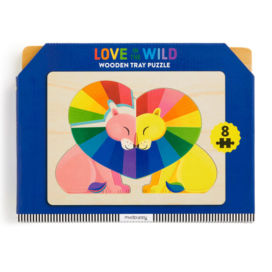 Love in the Wild Wooden Tray Puzzle