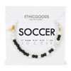 Mini Morse Code Bracelet  - soccer