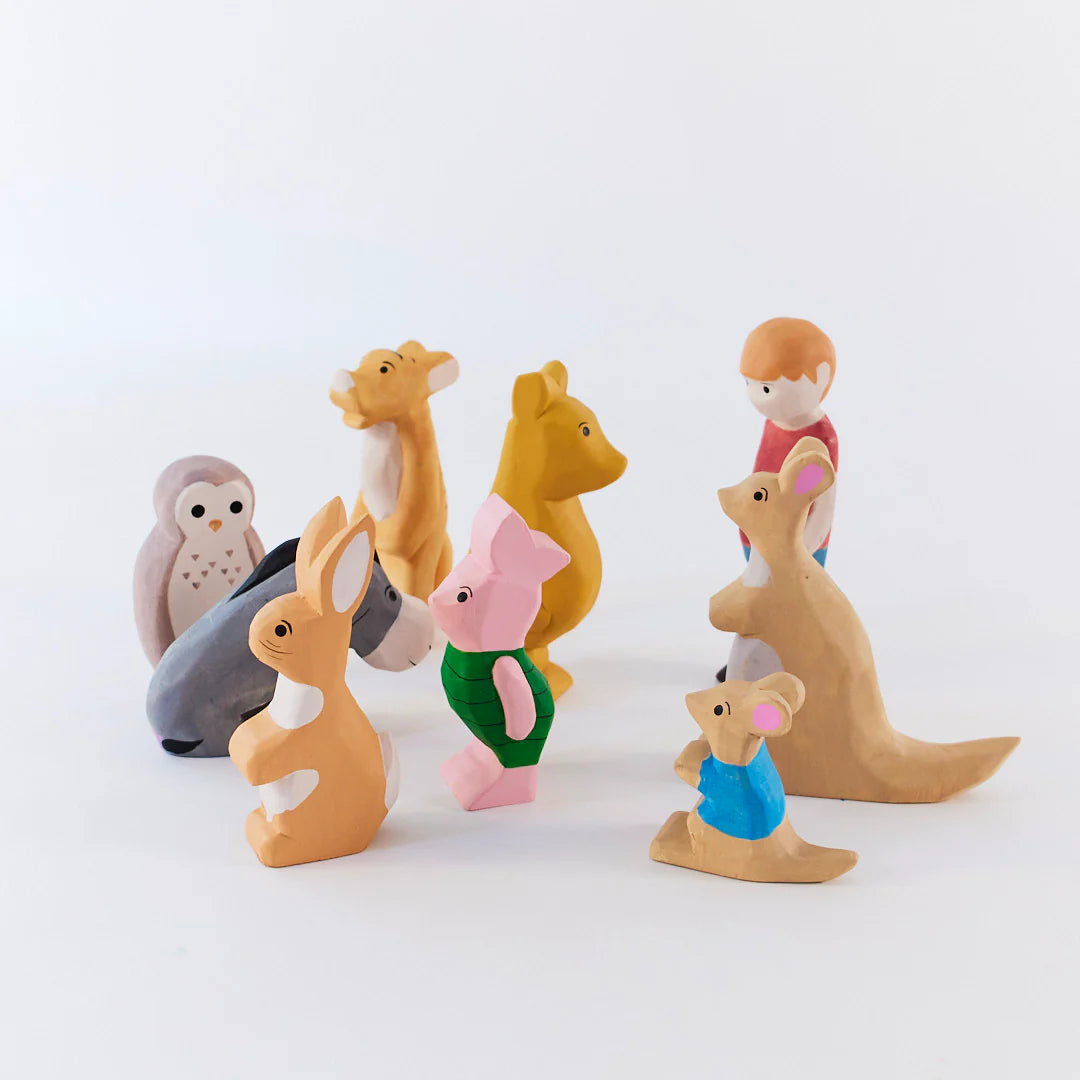 Christopher Robin Wooden Figure