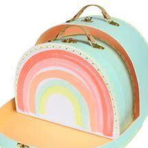 Small Rainbow Suitcase