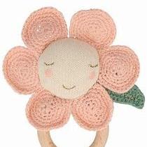 Peach Daisy Rattle