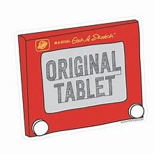 Original Tablet Vinyl Sticker